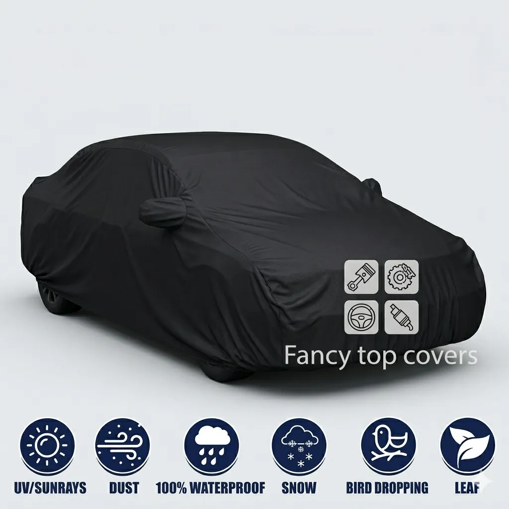 City Black Coat Car Cover Premium Stuff 