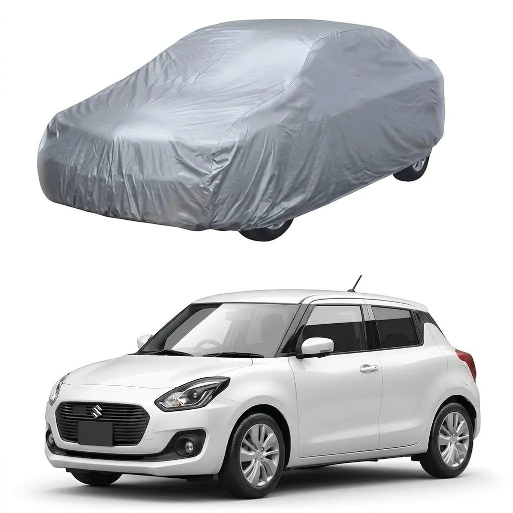 Silver Parachute Car Cover for Suzuki Swift | Waterproof & Dustproof
