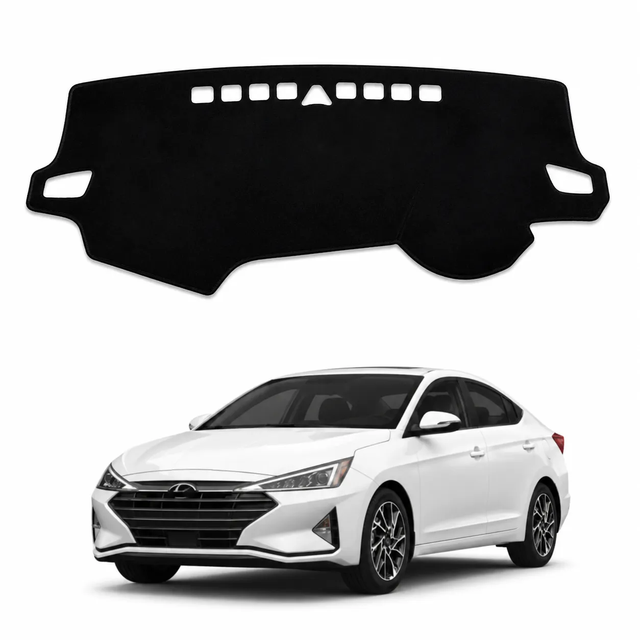 Premium Velvet Dashboard Mat for Hyundai Sonata