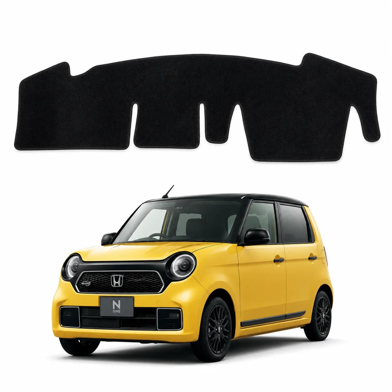 SEO Title: Honda N-One Dashboard Mat | Premium Black Car Dash Cover