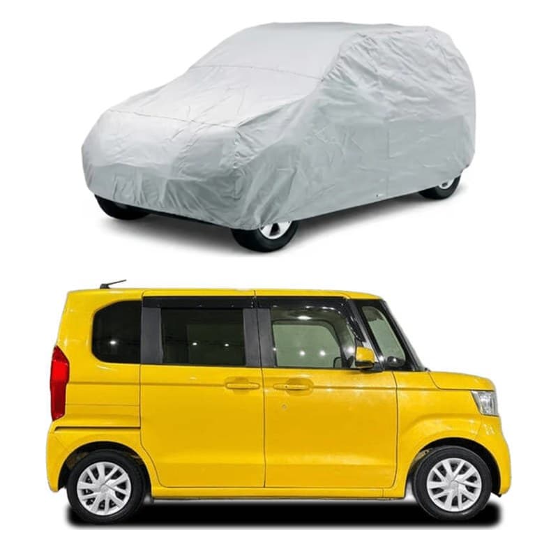 Honda N Box Car Top Cover - Silver Parachute