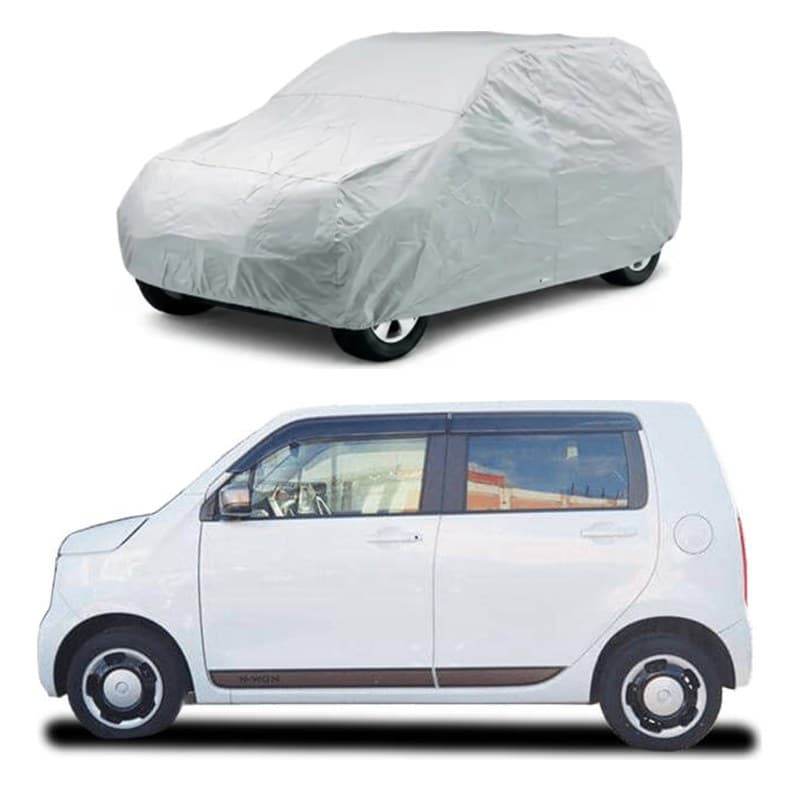 Honda N WGN Car Top Cover - Silver Parachute