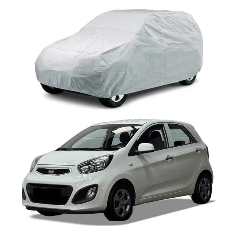 Kia Picanto Car Top Cover - Silver Parachute