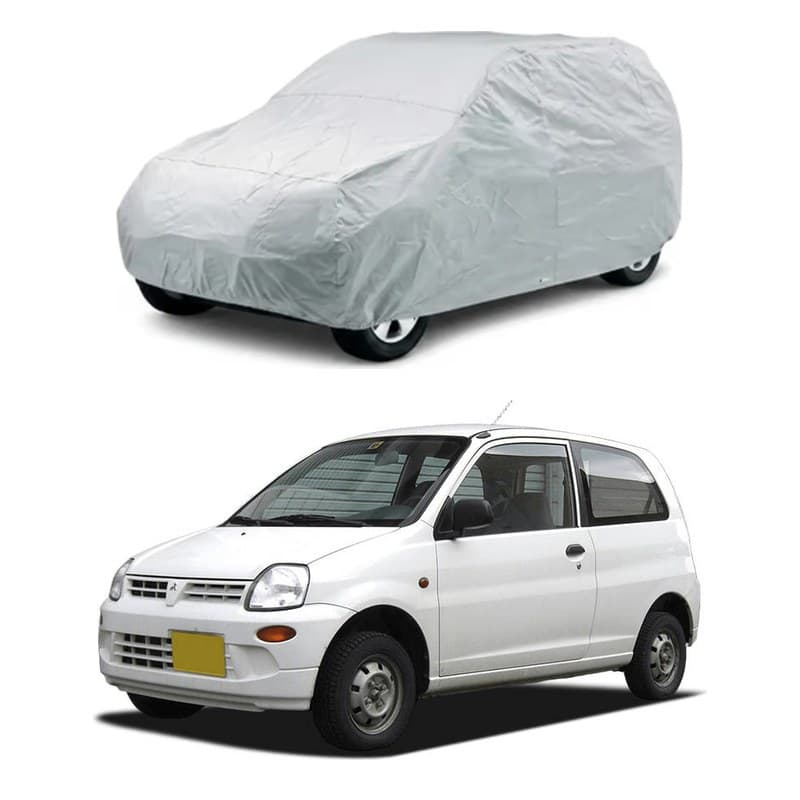 Mitsubishi Minica Car Top Cover - Silver Parachute