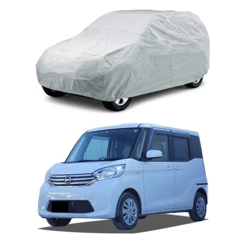 Nissan Dayz Roox Car Top Cover - Silver Parachute