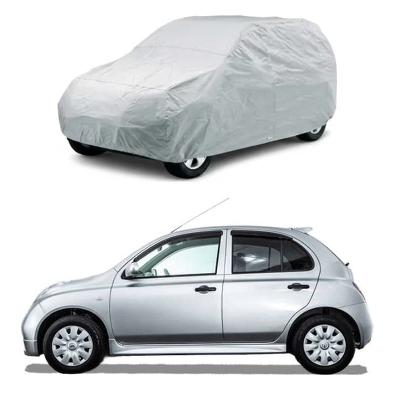 Nissan March Car Top Cover - Silver Parachute