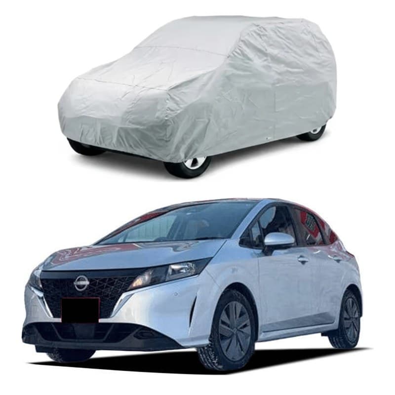Nissan Note Car Top Cover - Silver Parachute