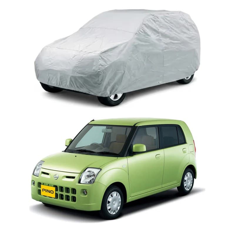 Nissan Pino Car Top Cover - Silver Parachute