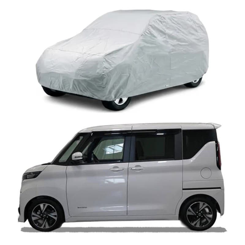 Nissan Roox Car Top Cover - Silver Parachute