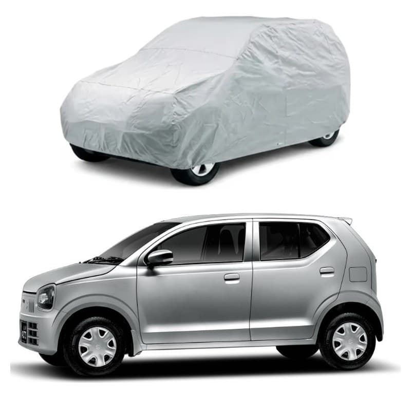 Suzuki Alto Car Top Cover - Silver Parachute