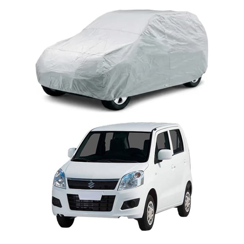 Suzuki Wagon R Car Top Cover - Silver Parachute