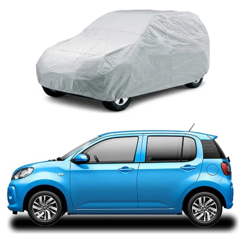 Toyota Passo Car Top Cover - Silver Parachute
